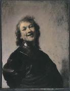 REMBRANDT Harmenszoon van Rijn A more cheerful pose, also from ca. oil painting picture wholesale